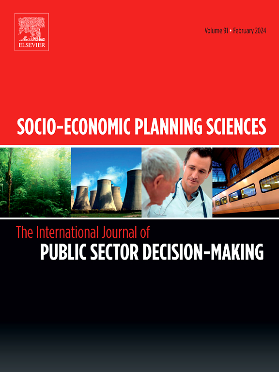 Go to journal home page - Socio-Economic Planning Sciences